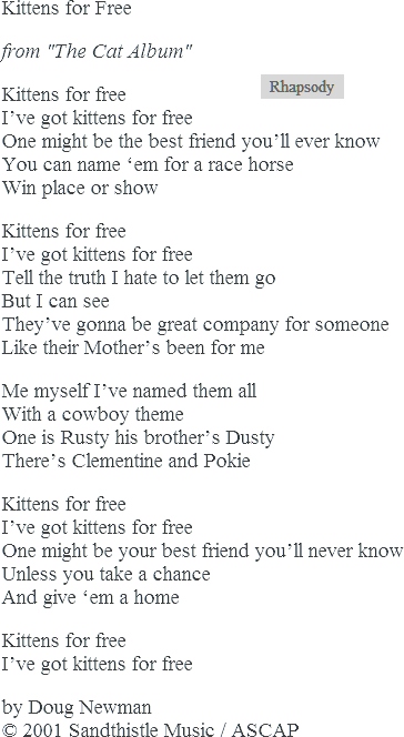 Kittens for Free by Doug Newman from 